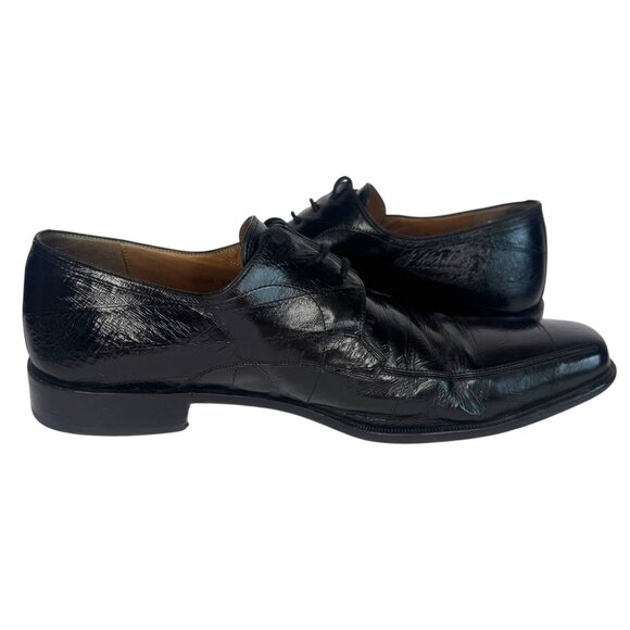 Mezlan Mens Black Leather Lace Up Dress Shoes Spain Size US 11.5 With Dust Bags main image 9